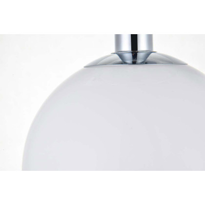 Elegant Baxter 1-Light Flush Mount - Chrome, L 7,9" (LD2205C)