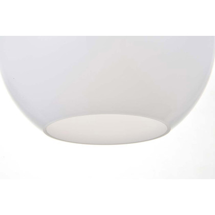 Elegant Baxter 1-Light Pendant - Black, L 7.9" (LD2207BK)