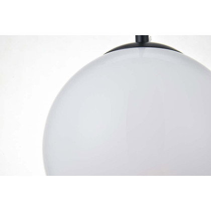 Elegant Baxter 1-Light Pendant - Black, L 7.9" (LD2207BK)