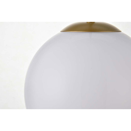 Elegant Baxter 1-Light Pendant - Brass, L 7.9" (LD2207BR)