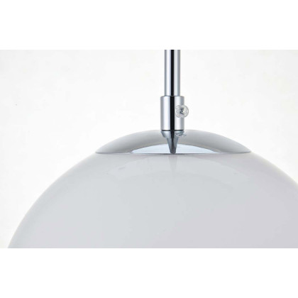 Elegant Baxter 1-Light Pendant - Chrome, L 7.9" (LD2207C)