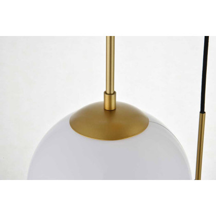 Elegant Baxter 3-Light Pendant - Brass, L 18.1" (LD2209BR)