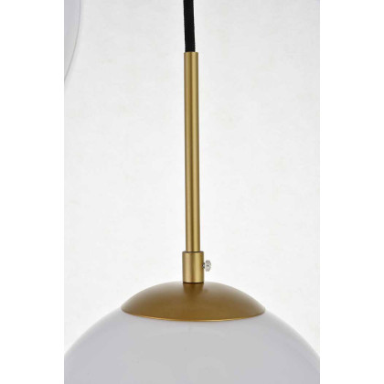 Elegant Baxter 3-Light Pendant - Brass, L 18.1" (LD2209BR)