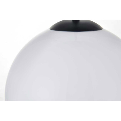 Elegant Baxter 1-Light Pendant - Black, L 9.8" (LD2213BK)