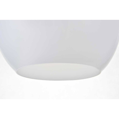Elegant Baxter 1-Light Pendant - Brass, L 9.8" (LD2213BR)