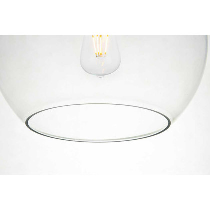 Elegant Baxter 3-Light Pendant - Chrome, L 20.1" (LD2214C)