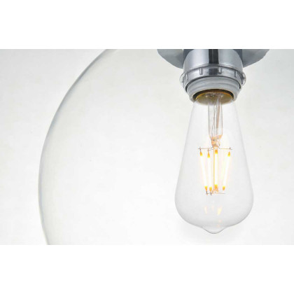 Elegant Baxter 3-Light Pendant - Chrome, L 20.1" (LD2214C)