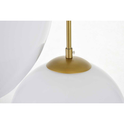 Elegant Baxter 3-Light Pendant - Brass, L 20.1" (LD2215BR)
