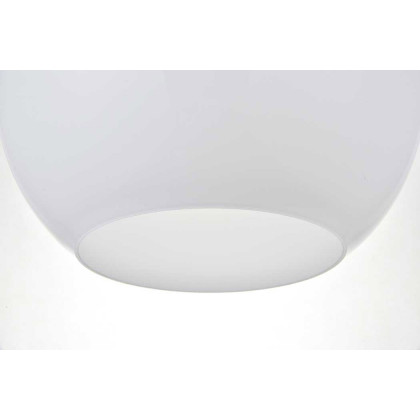 Elegant Baxter 1-Light Pendant - Black, L 13.8" (LD2217BK)