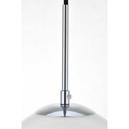 Elegant Baxter 1-Light Pendant - Chrome, L 13.8" (LD2217C)