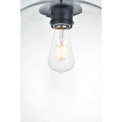 Elegant Baxter 3-Light Pendant - Black, L 20.9" (LD2218BK)
