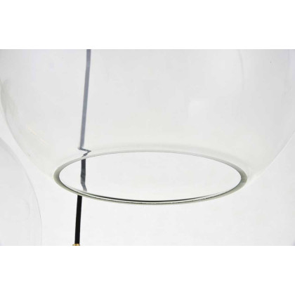 Elegant Baxter 3-Light Pendant - Brass, L 20.9" (LD2218BR)
