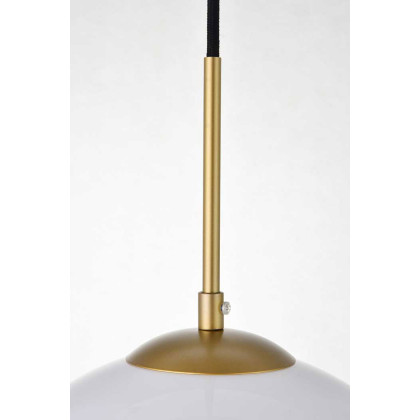 Elegant Baxter 3-Light Pendant - Brass, L 20.9" (LD2219BR)