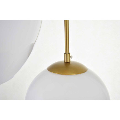 Elegant Baxter 3-Light Pendant - Brass, L 20.9" (LD2219BR)
