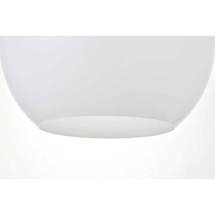 Elegant Baxter 1-Light Pendant - Black, L 11.8" (LD2225BK)