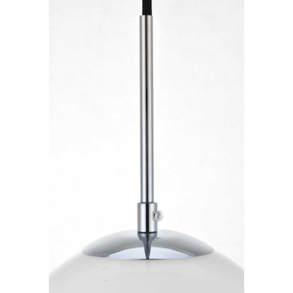 Elegant Baxter 1-Light Pendant - Chrome, L 11.8" (LD2225C)