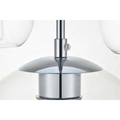 Elegant Baxter 36" 3 Lights Pendant - Chrome, 7 Bubls (LD2230C)