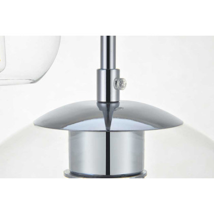Elegant Baxter 36" 3 Lights Pendant - Chrome, 3 Bubls (LD2236C)