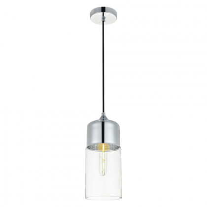 Elegant Ashwell 12.6" 1-Light Pendant - Chrome (LD2240C)