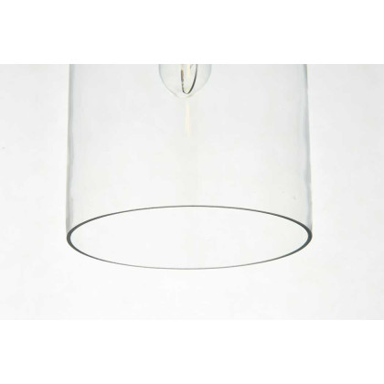 Elegant Ashwell 12.6" 1-Light Pendant - Chrome (LD2240C)