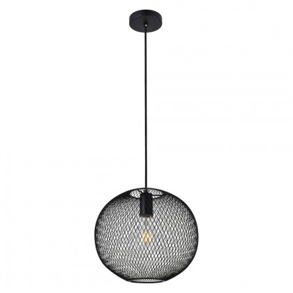 Elegant Keller 1 Light Pendant - Black, L 11.4" (LD2249BK)