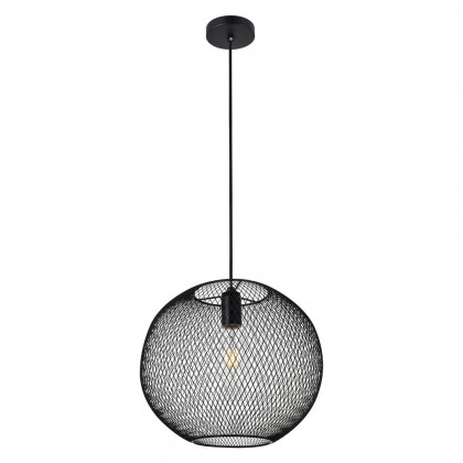 Elegant Keller 1 Light Pendant - Black, L 13.2" (LD2250BK)