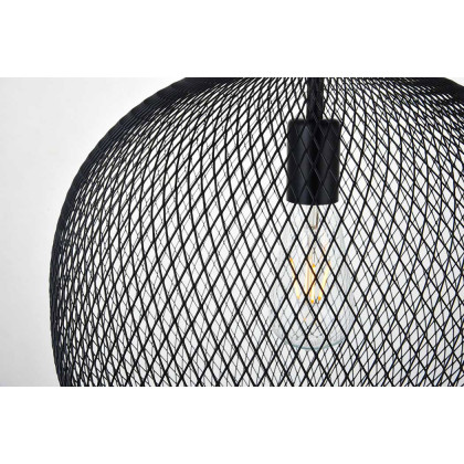 Elegant Keller 1 Light Pendant - Black, L 15" (LD2251BK)