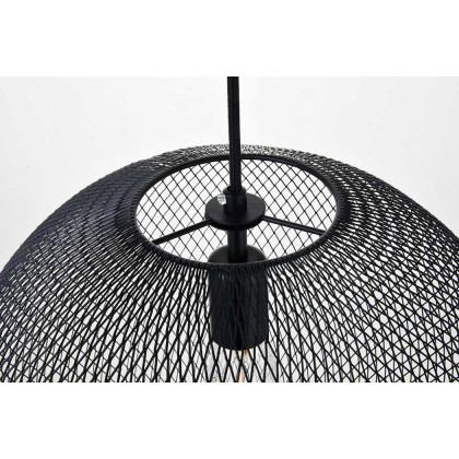 Elegant Keller 1 Light Pendant - Black, L 15" (LD2251BK)