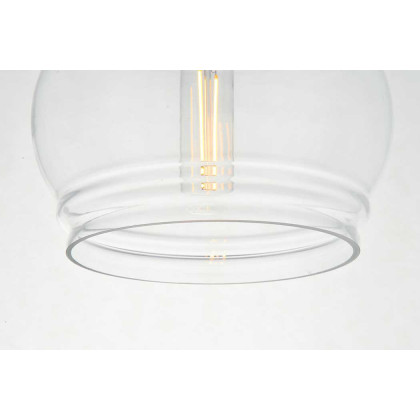Elegant Kenna 8" 1-Light Pendant - Chrome (LD2252C)