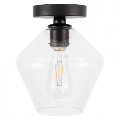 Elegant Flush Mount Light - Black (LD2254BK)