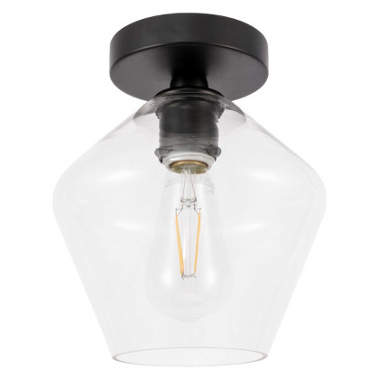 Elegant Flush Mount Light - Black (LD2254BK)