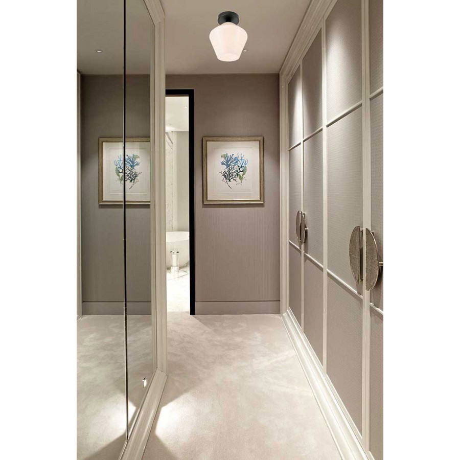 Elegant Flush Mount Light - Black (LD2255BK)