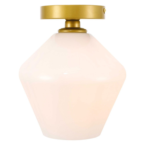 Elegant Flush Mount Light - Brass (LD2255BR)