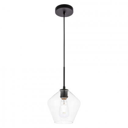 Elegant Pendant Light - Black, 1 Bubl (LD2256BK)