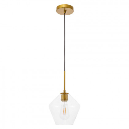 Elegant Pendant Light - Brass, 1 Bubl (LD2256BR)