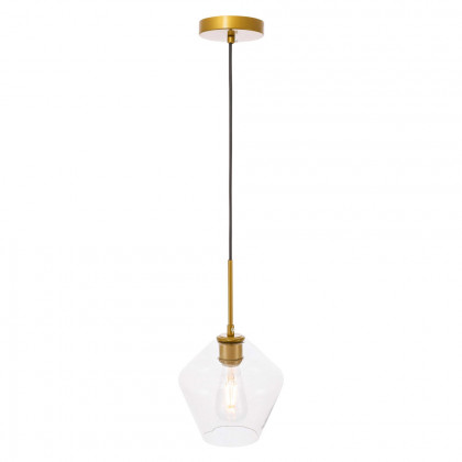 Elegant Pendant Light - Brass, 1 Bubl (LD2256BR)