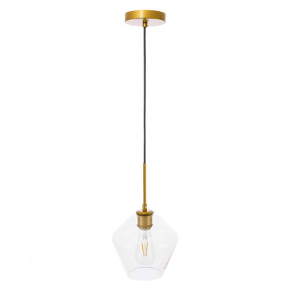 Elegant Pendant Light - Brass, 1 Bubl (LD2256BR)