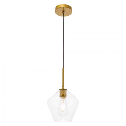 Elegant Pendant Light - Brass, 1 Bubl (LD2256BR)