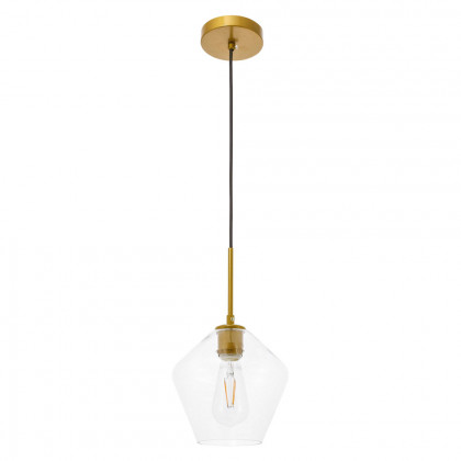 Elegant Pendant Light - Brass, 1 Bubl (LD2256BR)