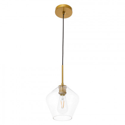 Elegant Pendant Light - Brass, 1 Bubl (LD2256BR)