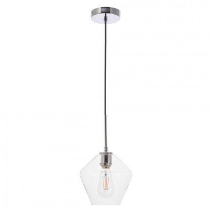 Elegant Pendant Light - Chrome, 1 Bubl (LD2256C)