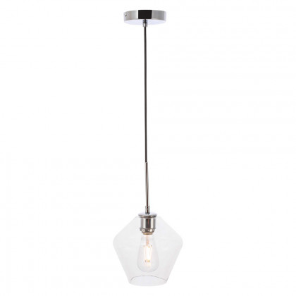 Elegant Pendant Light - Chrome, 1 Bubl (LD2256C)