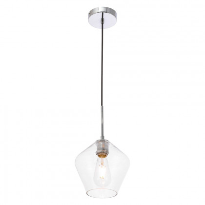 Elegant Pendant Light - Chrome, 1 Bubl (LD2256C)