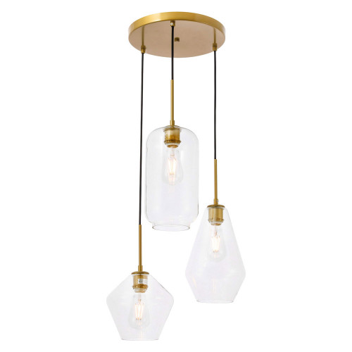 Elegant Pendant Light - Brass (LD2268BR)