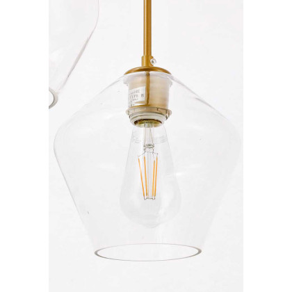 Elegant Pendant Light - Brass (LD2268BR)