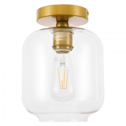 Elegant Flush Mount Light - Brass (LD2270BR)