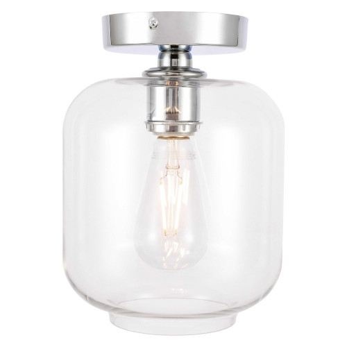 Elegant Flush Mount Light - Chrome (LD2270C)