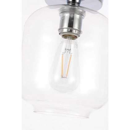 Elegant Flush Mount Light - Chrome (LD2270C)