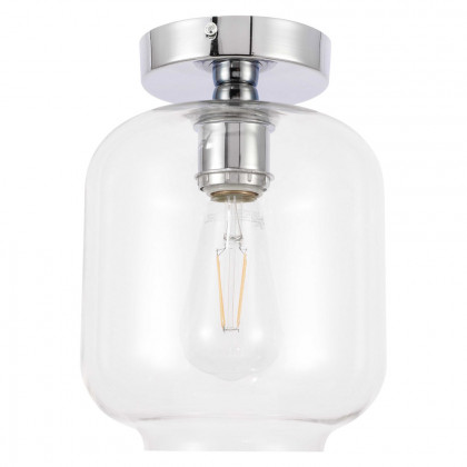 Elegant Flush Mount Light - Chrome (LD2270C)