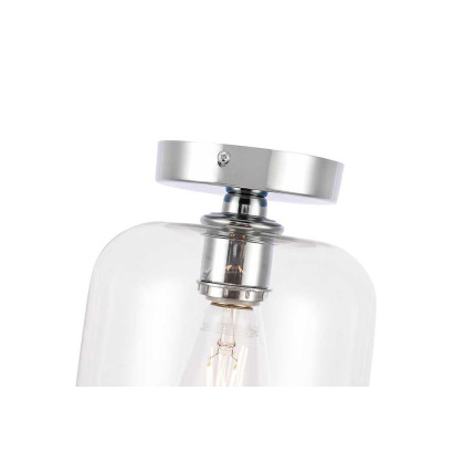 Elegant Flush Mount Light - Chrome (LD2270C)